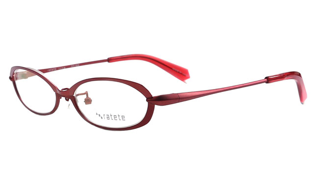 女子用メタルフレーム眼鏡のratete、激安通販メガネ