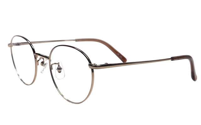 激安通販のメタルレームメガネ,度付きレンズ付き,近視,乱視,老眼鏡
