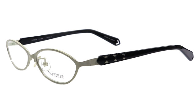 女子用メタルフレーム眼鏡のratete、激安通販メガネ