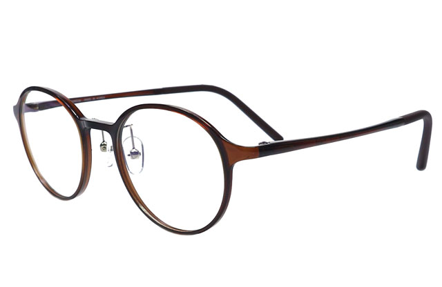 鼻パッド付セルフレームメガネが激安通販、度付きレンズ付き眼鏡セット