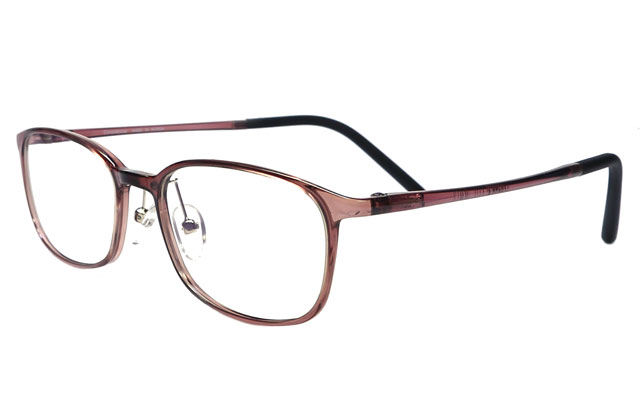 鼻パッド付セルフレームメガネが激安通販、度付きレンズ付き眼鏡セット